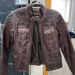 Leather jacket. Worn once